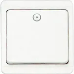 Tesla Stropkov, a.s. Ovladač tlačítkový zapínací, bílý - Tesla Strpkov - Standard