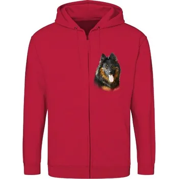 Pánská mikina Mikina na zip unisex s potiskem Chodský pes pánské