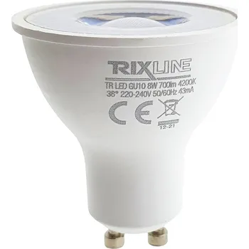 Žárovka LED žárovka Trixline 8W GU10 700lm neutrální bílá