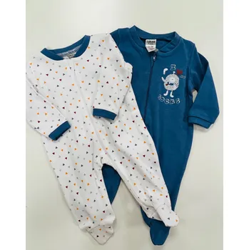 Kojenecký body Overal na spaní, 2 pack, příšerky Jacky Velikosti: 74