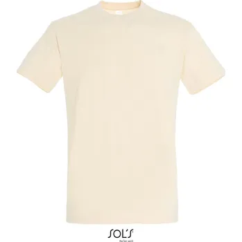 Pánské tričko SOL'S Pánské tričko z těžké bavlny Imperial Barva: Krémová, Velikost: S