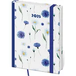 Týdenní diář 2025 B6 Vario Meadow s gumičkou