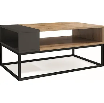 Konferenční stolek Stolek konferenční s policí dub artisan/antracit AFRA