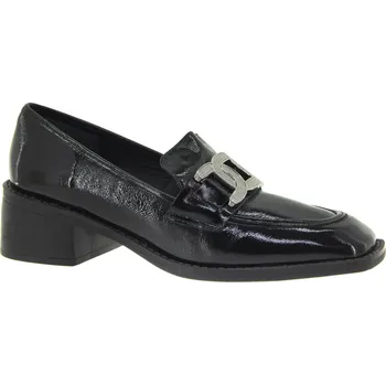 Dámské mokasíny EPICA Dámské kožené černé mokasíny OE11395-753-858 01-L-BS-245 Velikost 41