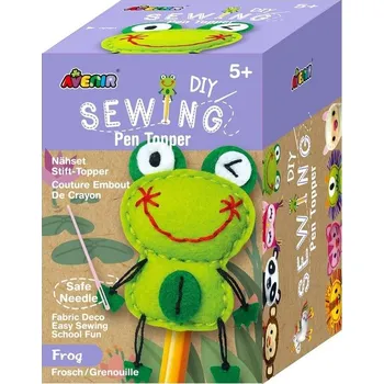 kreativní sada Ušij si násadu na tužku Žába