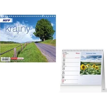 Kalendář Krajiny 2025 - stolní kalendář