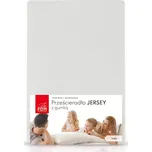 Prostěradlo JERSEY bílé - 80 x 200