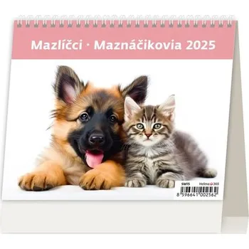 Kalendář Mazlíčci 2025 - stolní kalendář
