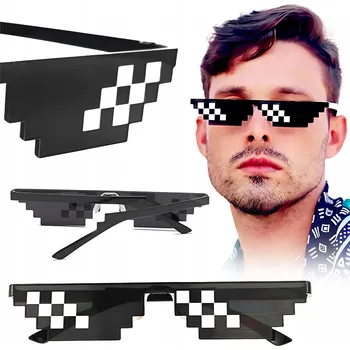 Vrták Brýle Thug Life Swag Deal With It 8-bitové Pixelové