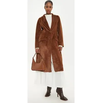 Dámský kabát Fracomina Kabát pro přechodné období FS24WC4001O44501 Hnědá Regular Fit M