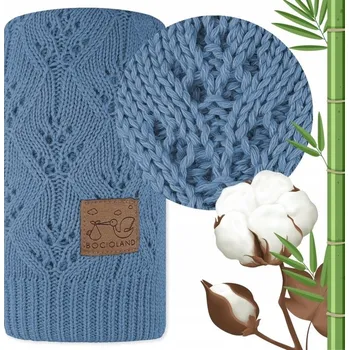 Dětská deka Dětská deka Bocioland 80 x 100 cm modrá