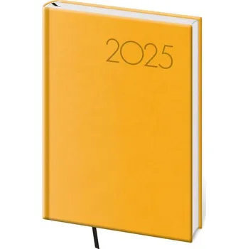 Diář Denní diář 2025 A5 Print Pop žlutý