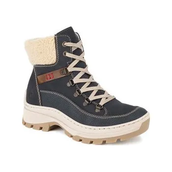 Dámská zimní obuv Rieker Kotníková obuv X9338-14 Modrá 36