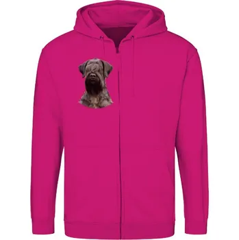 Pánská mikina Mikina na zip unisex s potiskem Velký knírač pánské