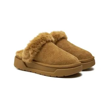 Dámské žabky Guess Bačkory Unika3 FLFUK3 FAL06 Hnědá 37