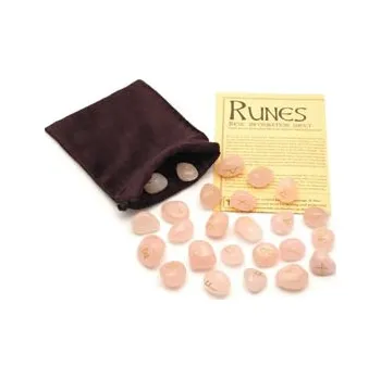 Runové kameny – Růženín, se sametovým sáčkem