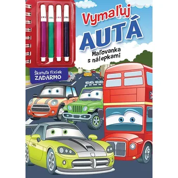 omalovánky Vymaľuj autá