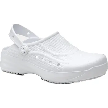 Pracovní obuv Bílé zdravotnické pantofle - unisex | drinuniforma.cz