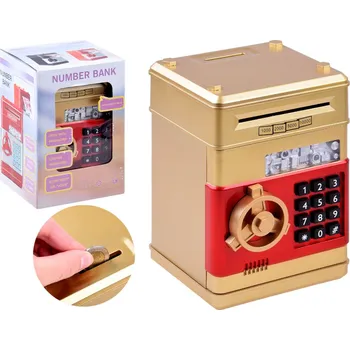 Pokladnička RKToys Pokladnička Sejf Number Banka