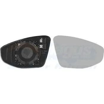 Autosklo Sklo do zrcátka, vnější zrcátko VAN WEZEL 0367836