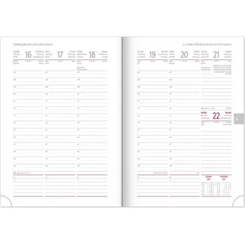 Diář Týdenní diář Tomy 2025 modro-červený