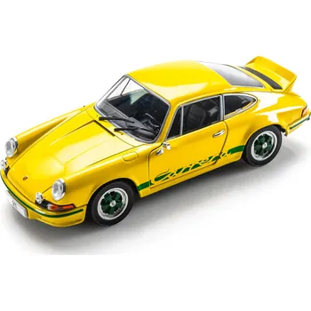 autíčko Whitebox Porsche 911 Carrera 2.7 RS, žluto/zelená, 1972