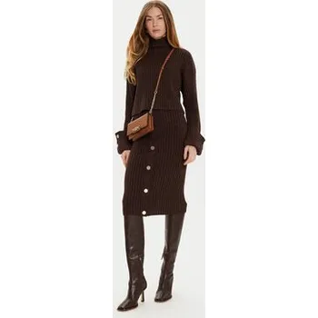 Dámské oblečení ViCOLO Rolák 55016S Hnědá Regular Fit M