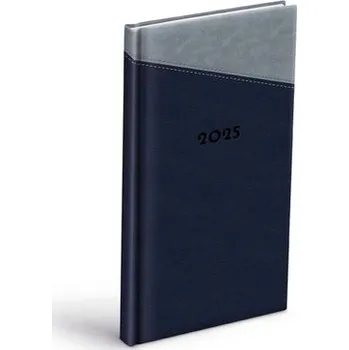 Kancelář Týdenní diář 2025 PU grayblue