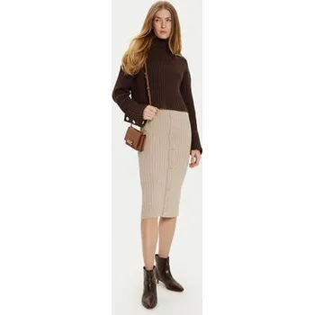 Dámská sukně ViCOLO Midi sukně 55017S Béžová Regular Fit M