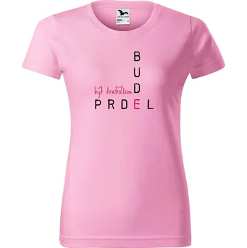 Dámské tričko DOBRÝ TRIKO Dámské tričko s potiskem Být družičkou Barva: Růžová, Velikost: XL