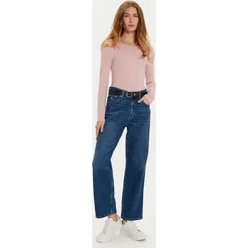 Dámská halenka Tommy Hilfiger Halenka WW0WW38869 Růžová Slim Fit XL