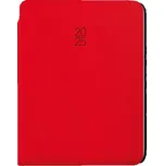 Diář 2025 Oskar Softy A5 červená Týdenní