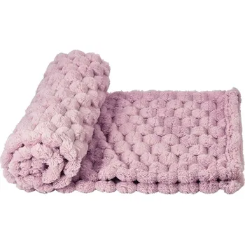 Pelíšek pro psa Nobby Classic Nobby deka DIAMOND fleece růžová 100x150cm