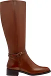 TAMARIS Dámské kožené kozačky cognac 1-25529-43-305-265 Velikost 38
