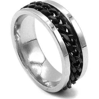 Prsten Steel Jewelry NPrsten ROTAČNÍ Chirurgická ocel RI240243 Velikost: 12 (EU: 66,5 - 68,5) dárkové balení zdarma