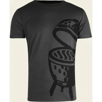 Zahradní gril Big Green Egg triko tm. šedá vel.L 700676