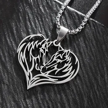 Řetízek Náhrdelník a přívěsek koně