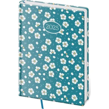 Diář Denní diář 2025 A5 Vario Lyra Flowers