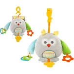 Sova plyš závěs na postýlku/kočárek