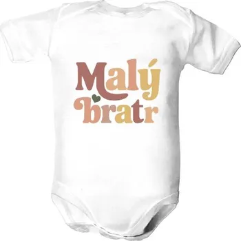 Kojenecký body Dětské body s potiskem Malý bratr moderní dětské