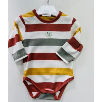 Body Jacky Body, douhý rukáv, barevné pruhy Velikosti: 62