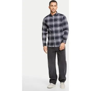 Pánská košile Lindbergh Košile 30-225054 Šedá Relaxed Fit M