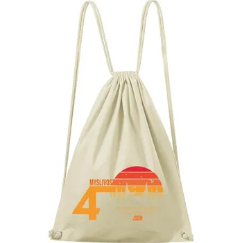 Městský batoh DOBRÝ TRIKO Bavlněný batoh 40 let myslivost Barva: Natural