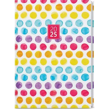 Diář Týdenní diář 2025 Prokop Lamino B6 puntíky
