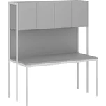 B2B Partner Sestava HOME OFFICE, bílá/šedá