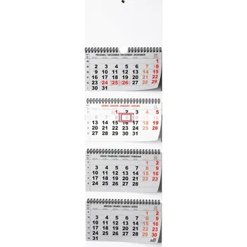 Kalendář Čtyřměsíční kalendář 2025 skládaný - nástěnný kalendář