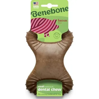 Hračka pro psa Benebone Dental Chew slanina S