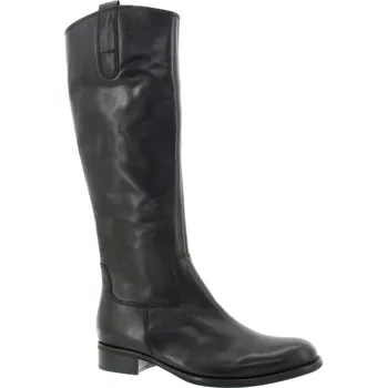 Dámská móda GABOR Dámské černé kožené kozačky 51.648.27-S-265 Velikost 38