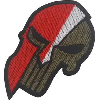 Nášivka WARAGOD Vyšívaná nášivka Punisher, Polsko