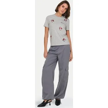 ONLY T-Shirt Kita 15331069 Šedá Regular Fit L